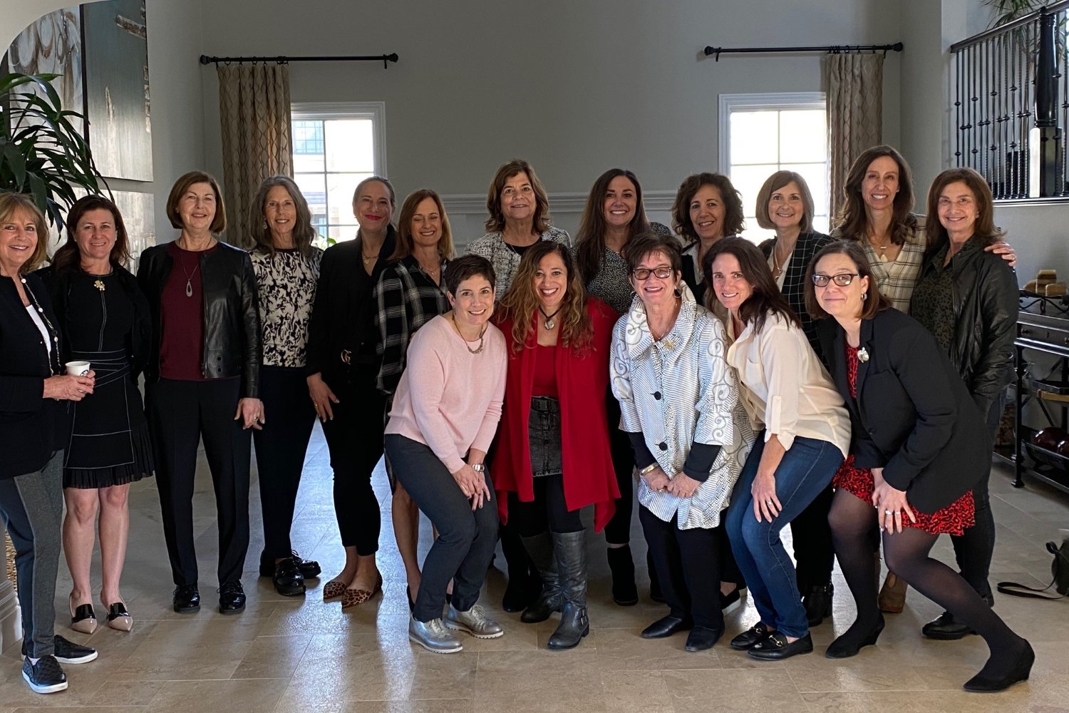 Cohort 1 of the Pauline Foster Women's Leadership Institute together at their 2020 graduation