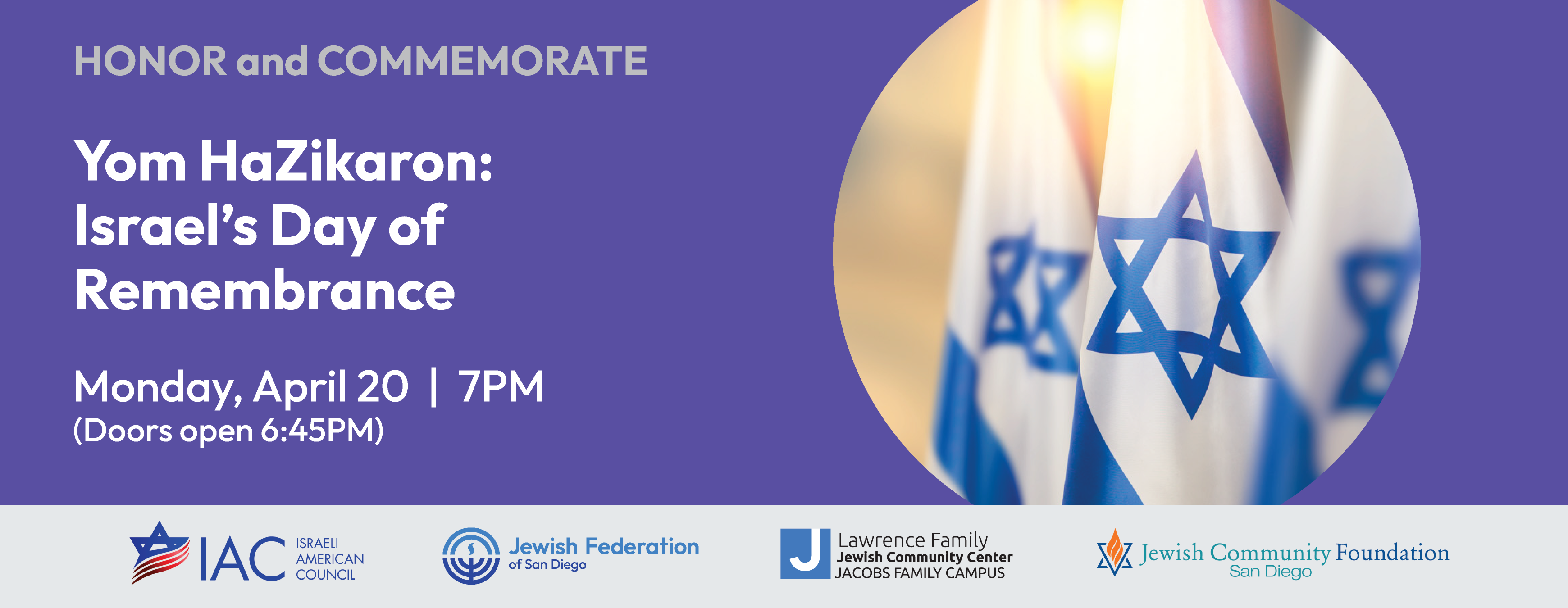 Yom HaZikaron Banner